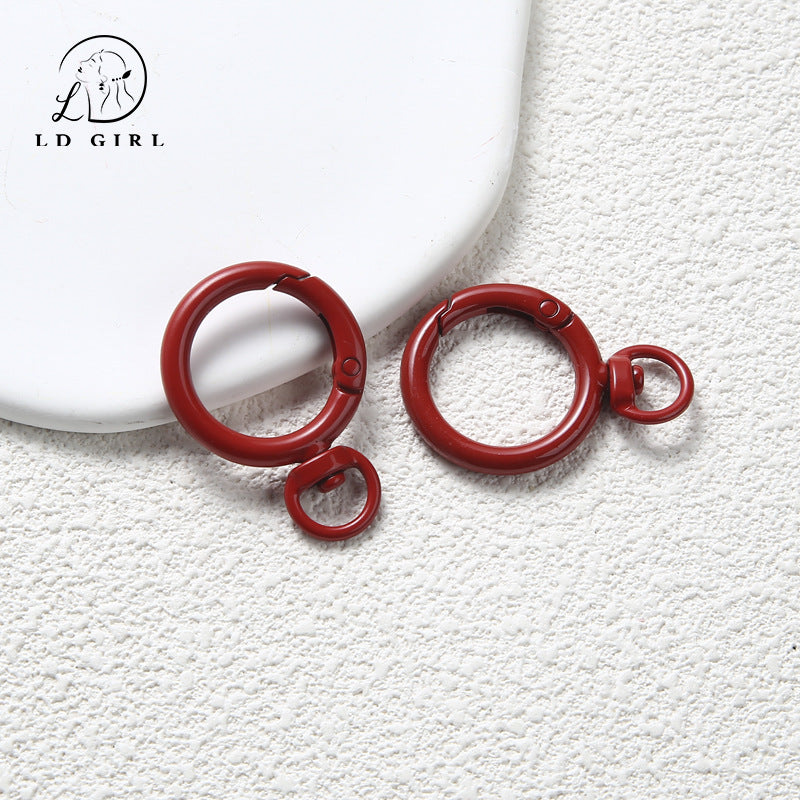 A8 character spring buckle, mobile phone chain DIY, universal buckle