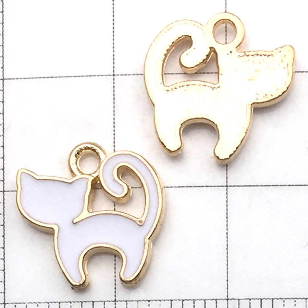 NO.24 Mixed 20 white gold plated enamel charm metals, alloys
