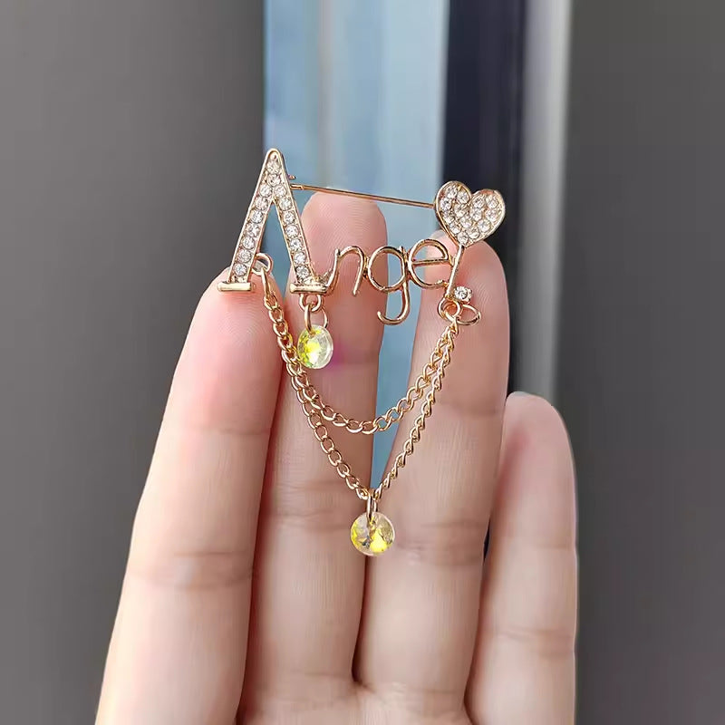 30-Type diamond-encrusted tulip, rose and other brooches