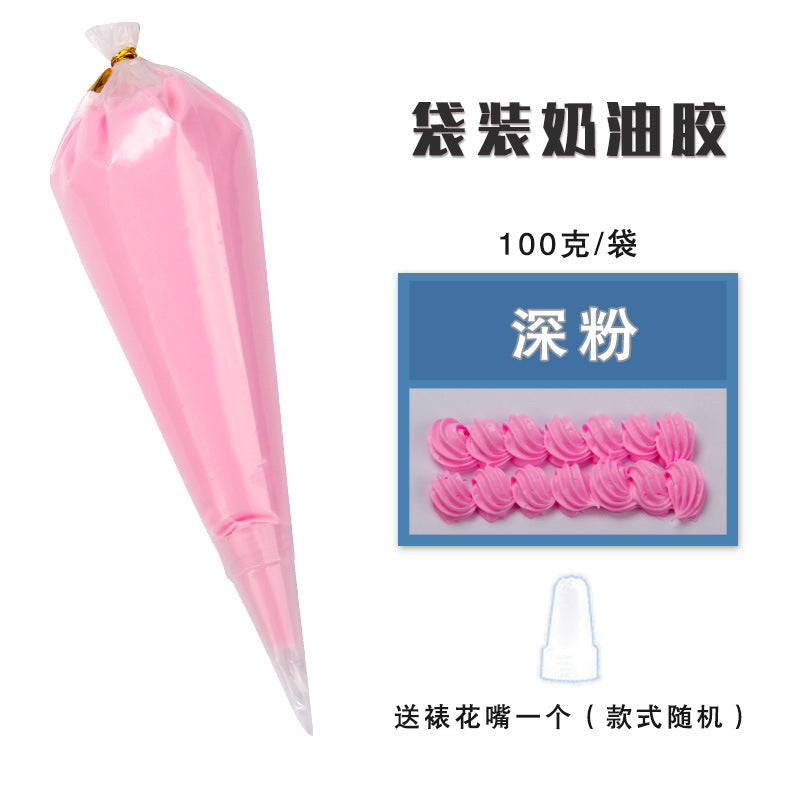 MOQ10, Cream glue, DIY phone case, 100g bag of cream glue Abubu