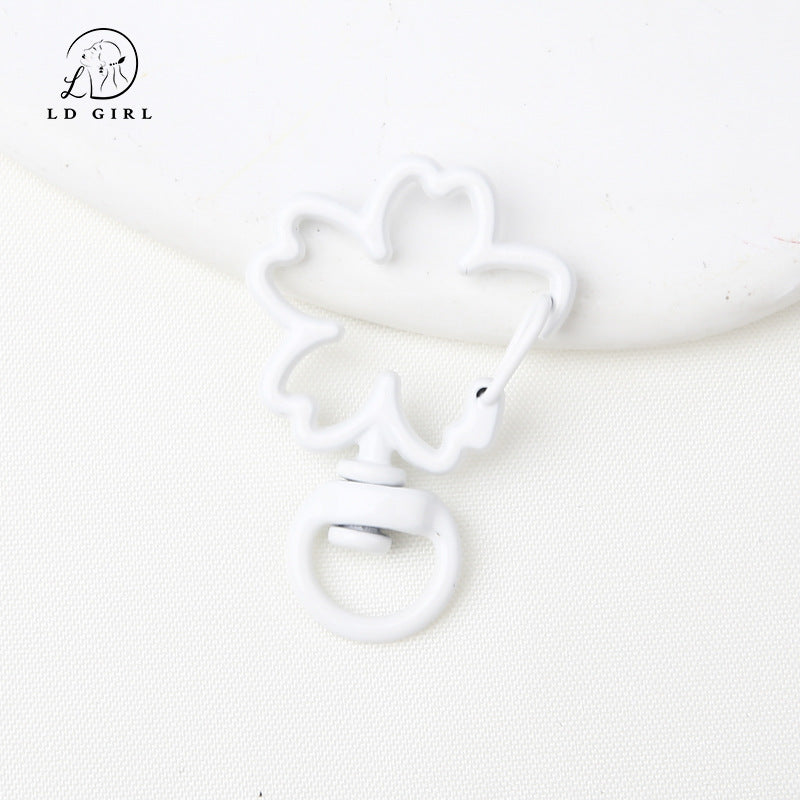 A Sakura spring chain, special-shaped key ring chain