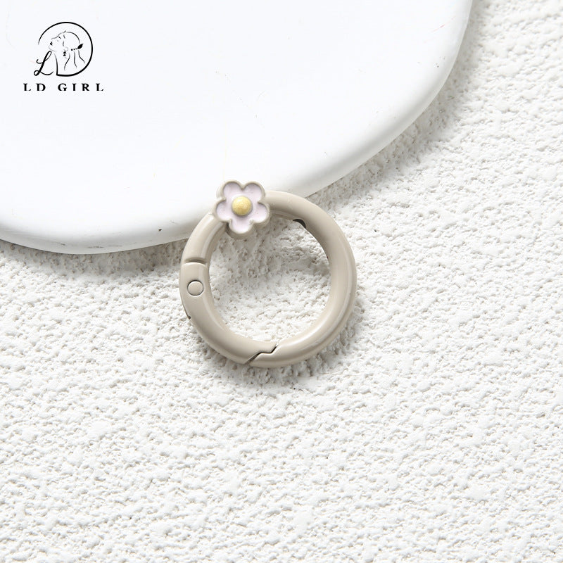 A small flower spring buckle, DIY jewelry accessories