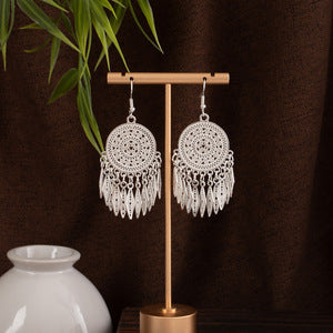 E6,Miao silver earrings