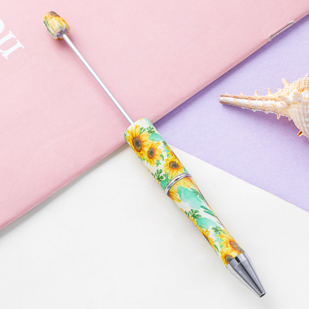 139-Color!! Printed , new bead pen, handmade DIY pen