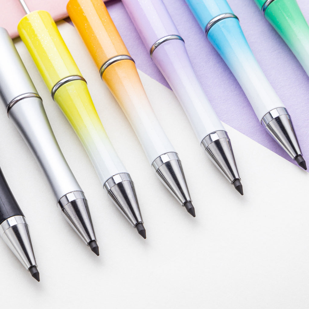 DIY beaded pencil, no sharpening, sketch drawing pencil