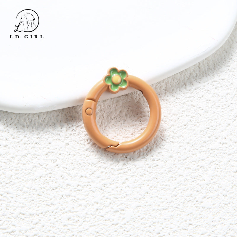 A small flower spring buckle, DIY jewelry accessories