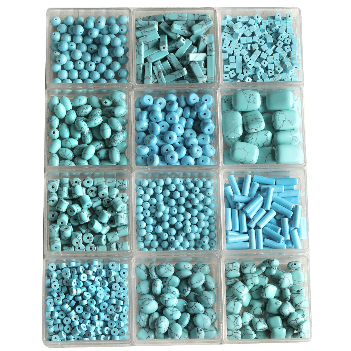 Natural turquoise/round beads/spacers/abacus loose beads/DIY accessories