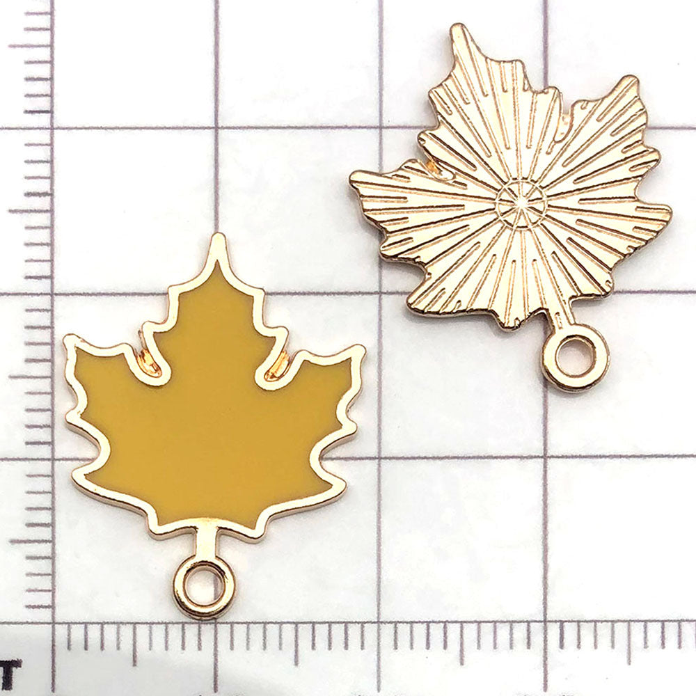NO.23-4  gold plated enamel charm metal alloy