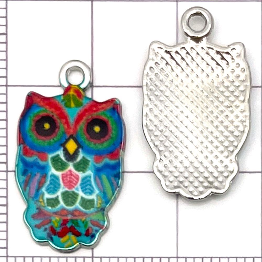 NO.17 Mix 20 metal owl pendants