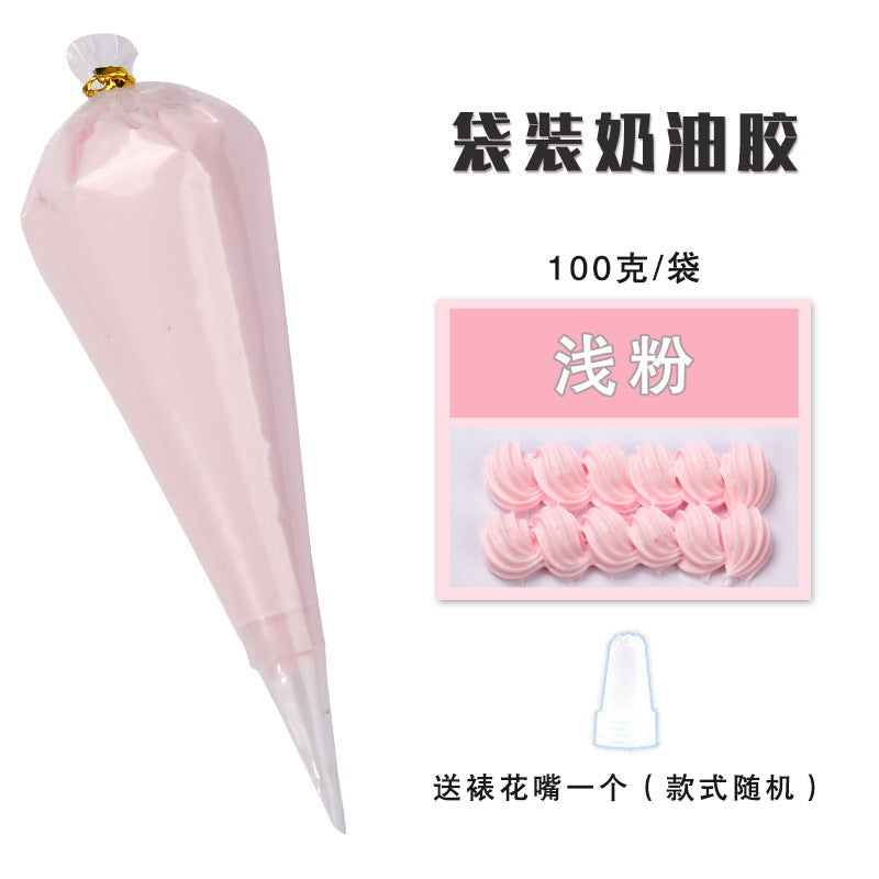 MOQ10, Cream glue, DIY phone case, 100g bag of cream glue Abubu