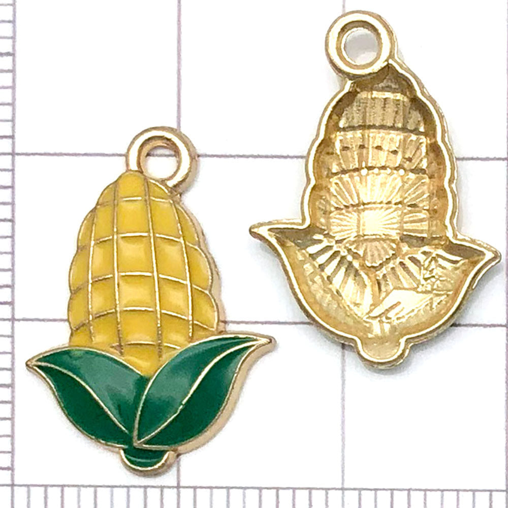 NO.23-4  gold plated enamel charm metal alloy