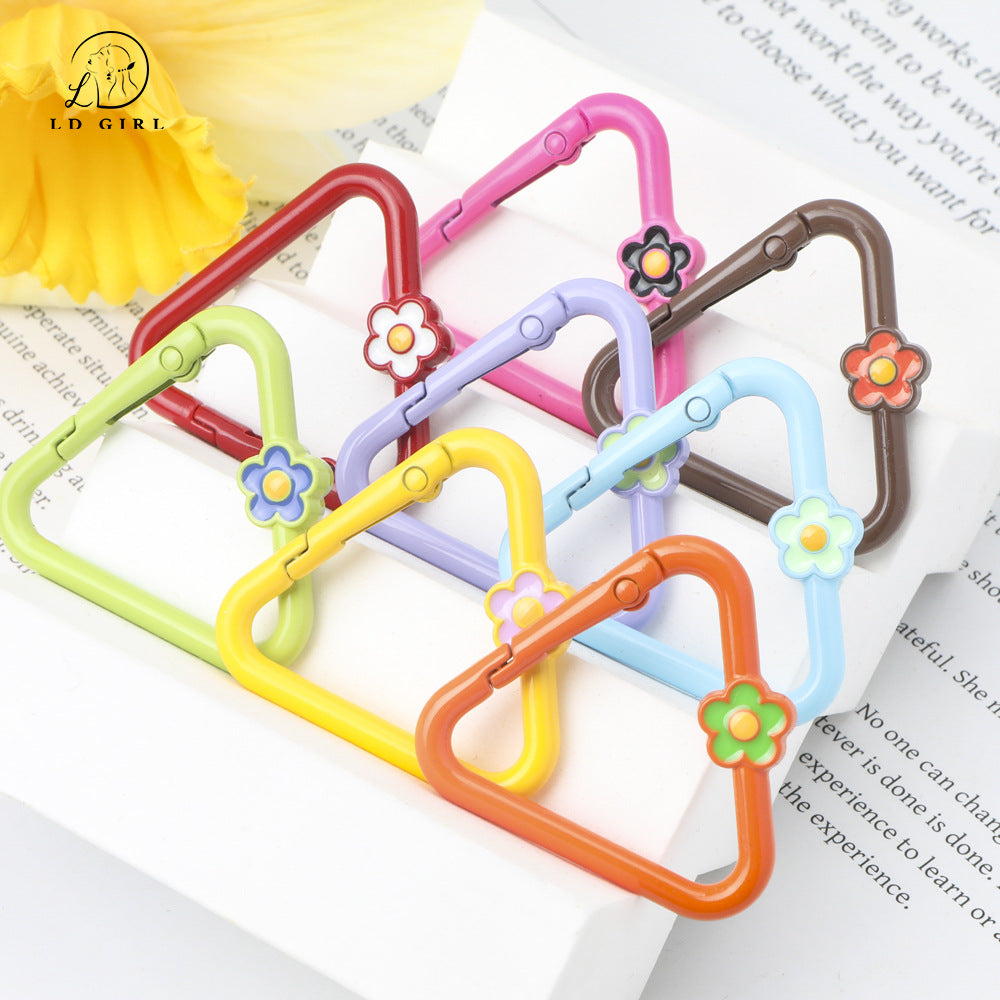 A Triangle Flower Portable Keychain, Accessories