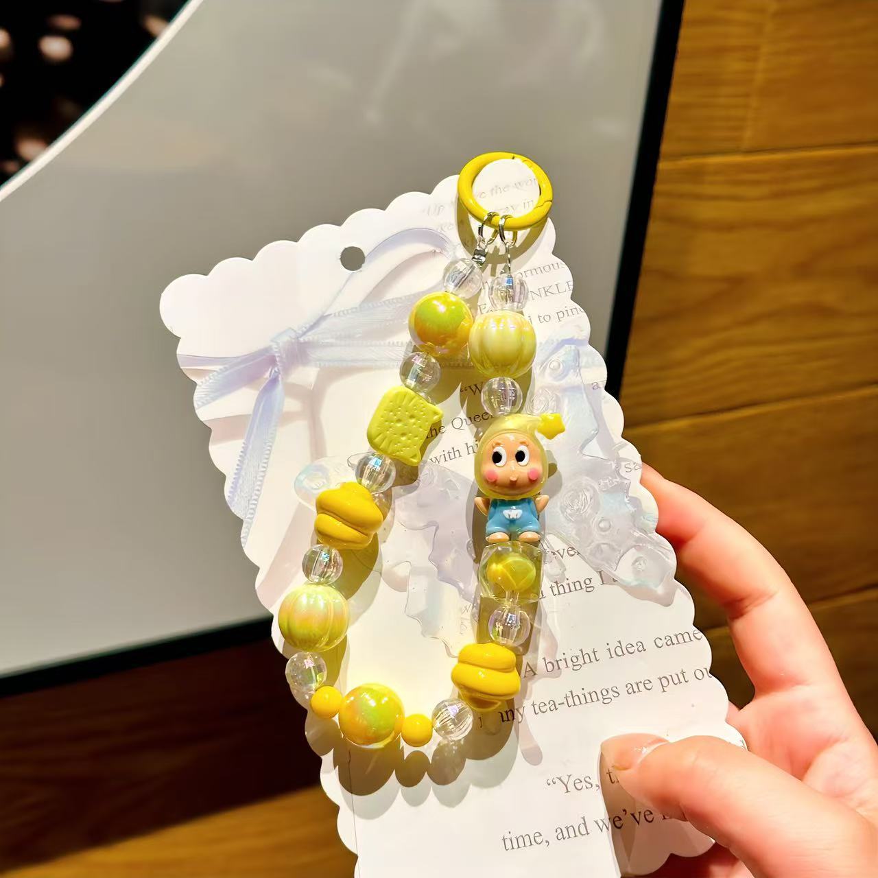 A4 cartoon star person mobile phone chain/bag pendant