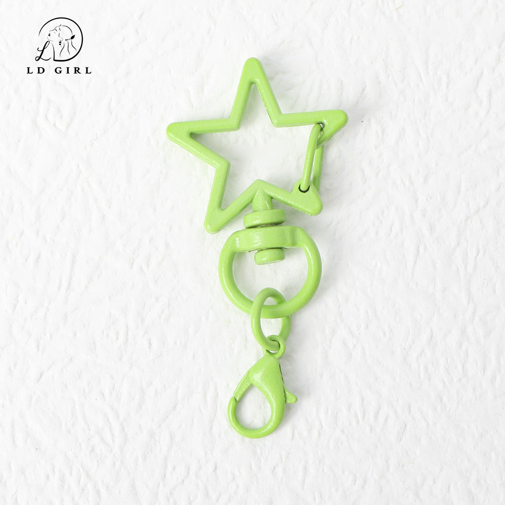 A Color Rotary Buckle, Alloy Accessories, Pentagram Buckle