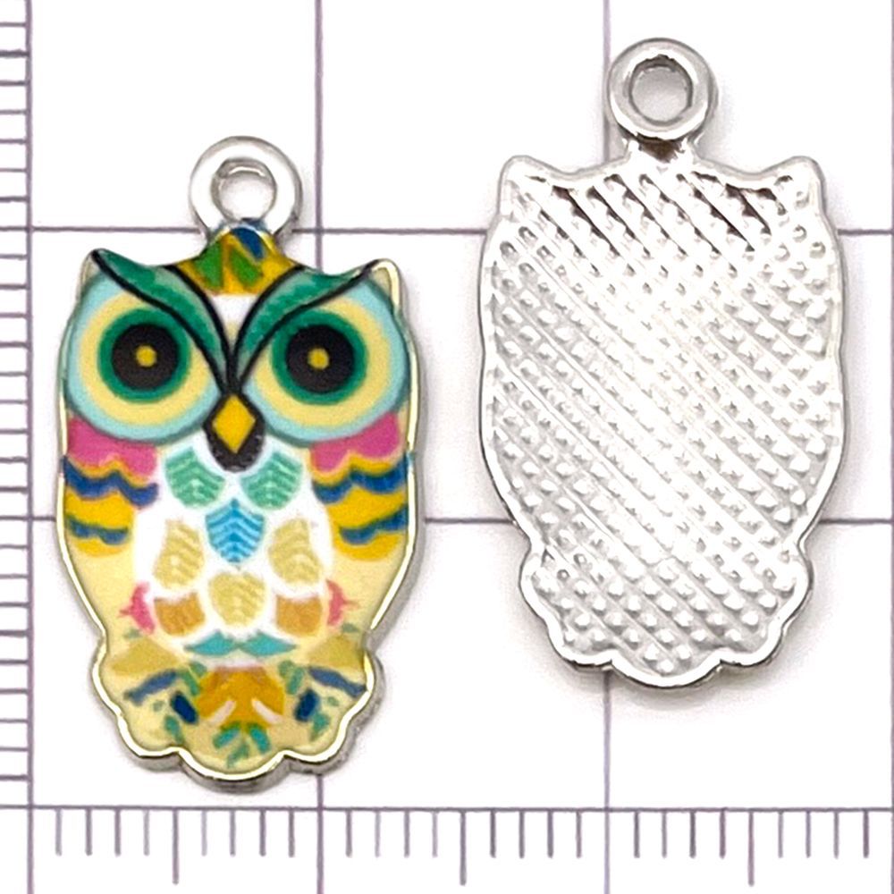NO.17 Mix 20 metal owl pendants