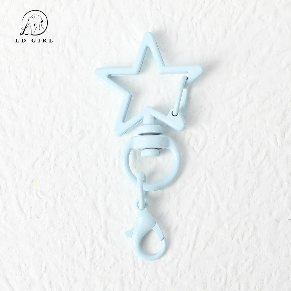 A Color Rotary Buckle, Alloy Accessories, Pentagram Buckle