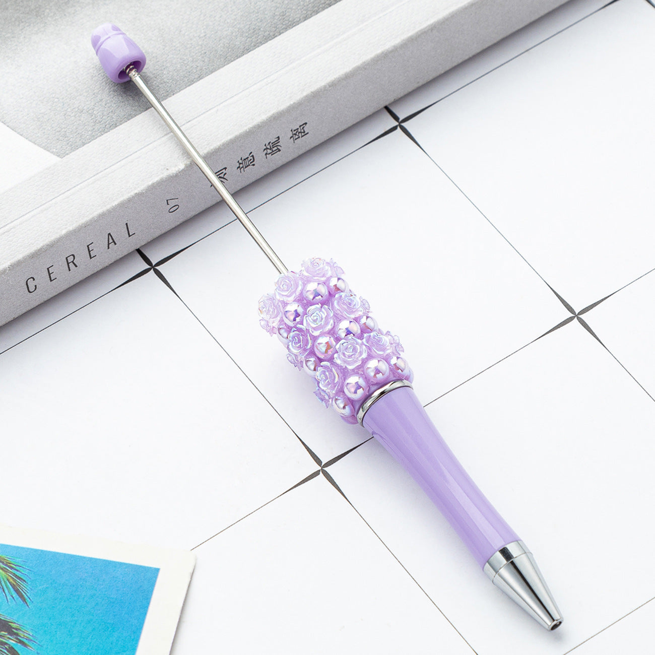 20-Color DIY rose bead pen