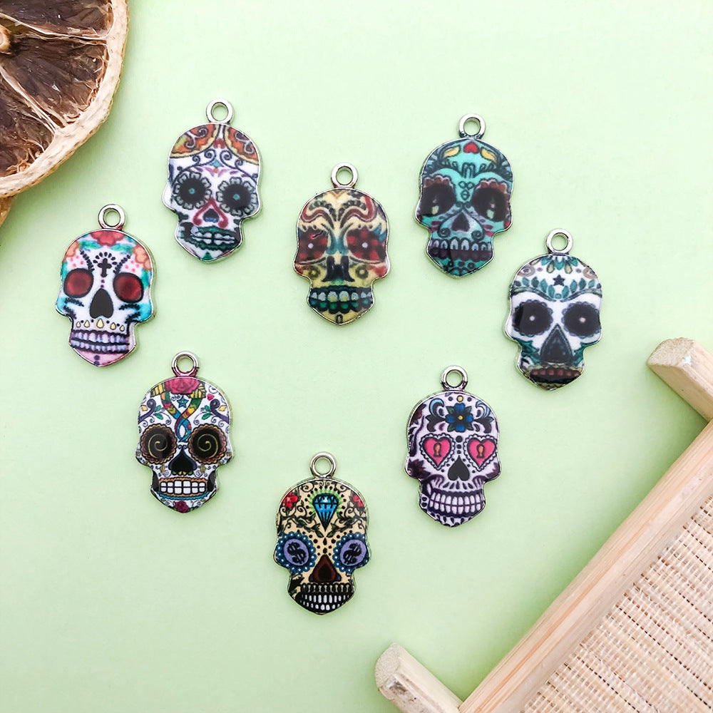 NO.19 printed skull