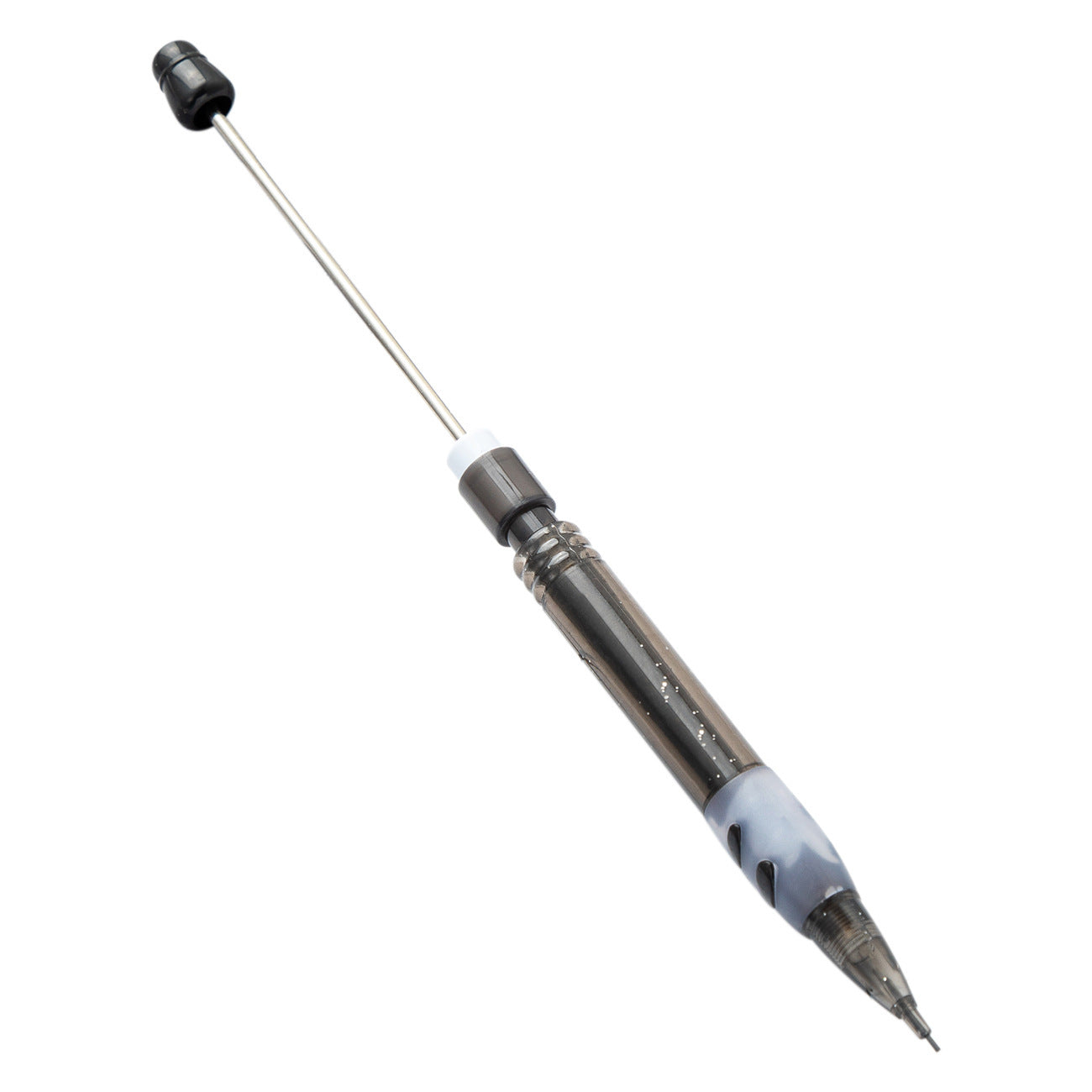 9-Color DIY beaded automatic pencil 0.5mm plastic press automatic pen, children's writing drawing pen office activity pencil