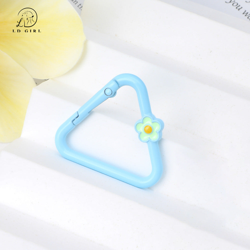 A Triangle Flower Portable Keychain, Accessories