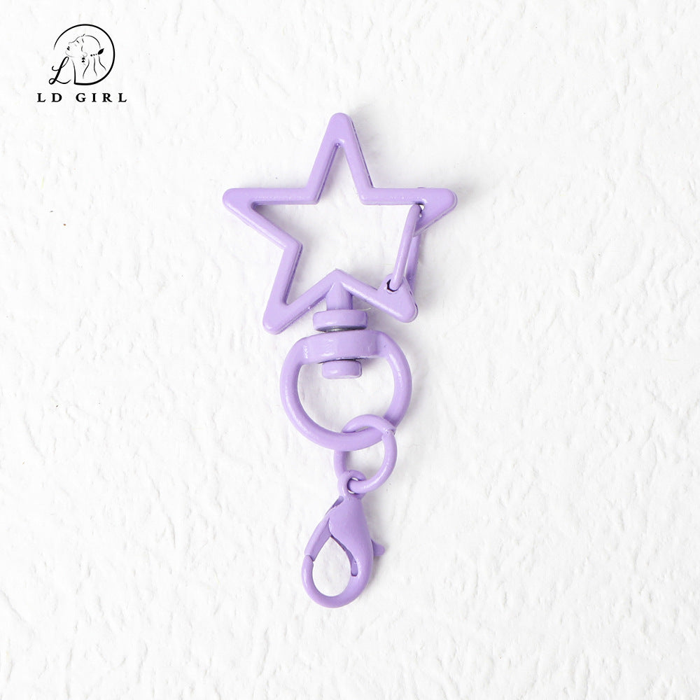 A Color Rotary Buckle, Alloy Accessories, Pentagram Buckle