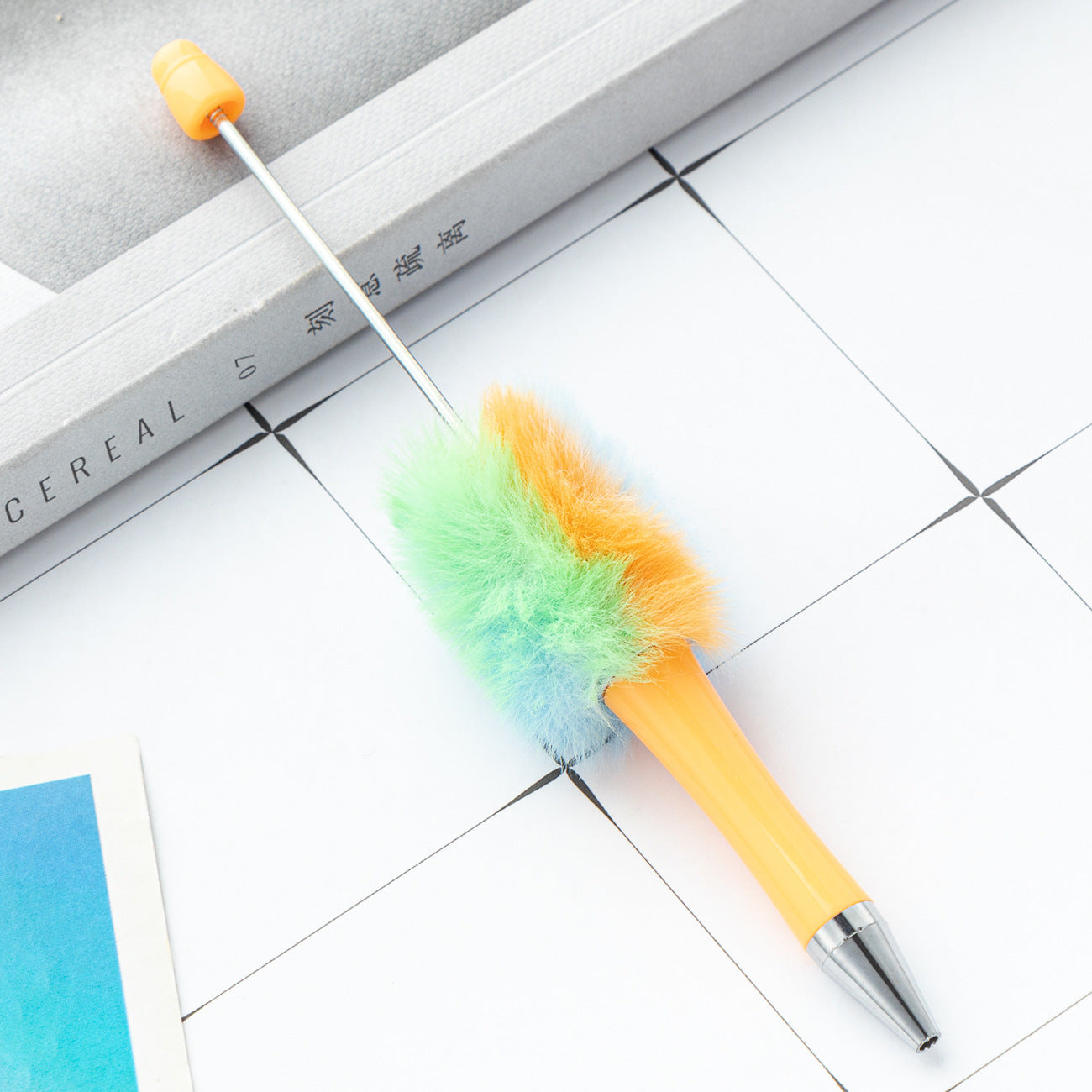 28-colour new cartoon pom-pom bead pen