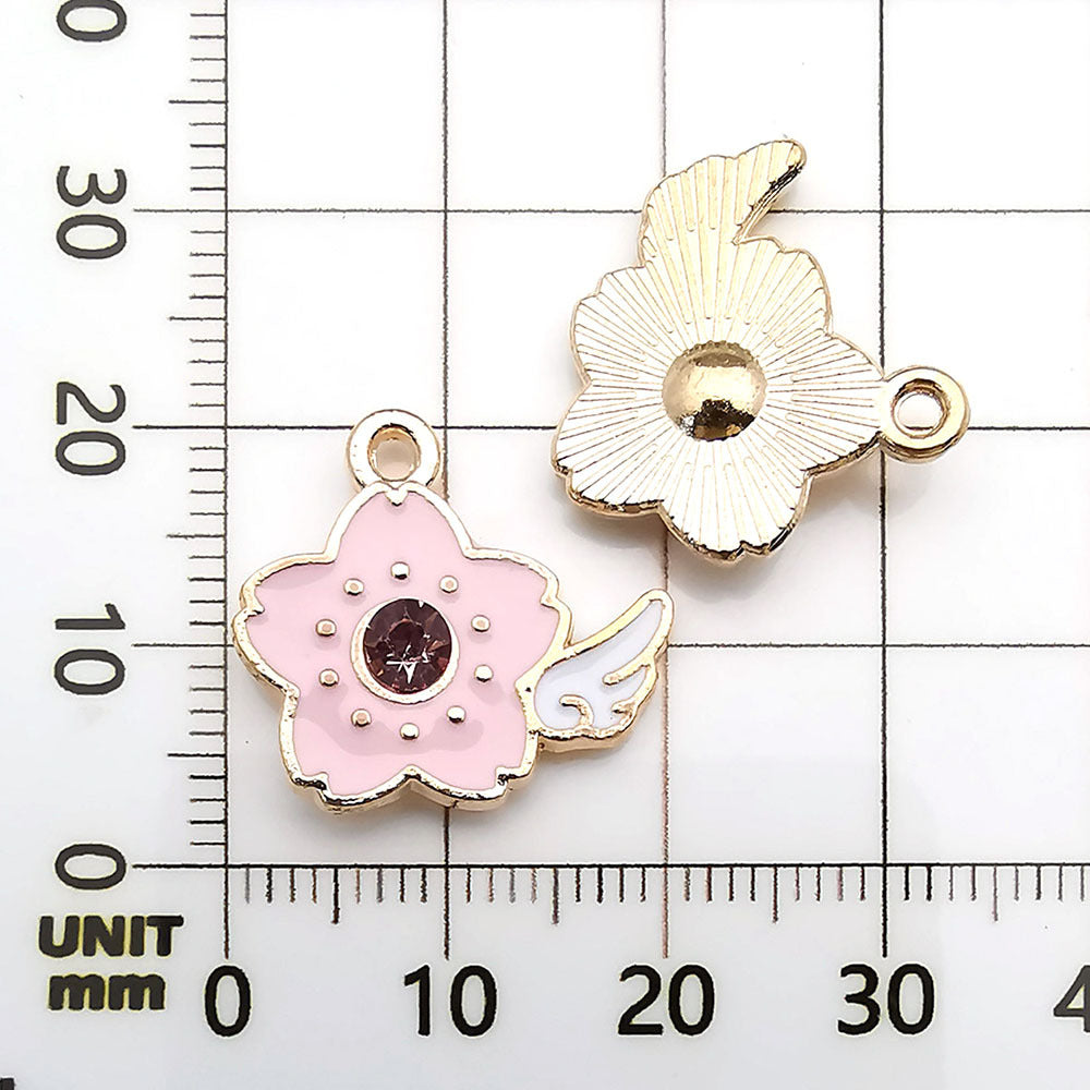 NO.20-1mixed30 gold plated enamel charm metals, alloys