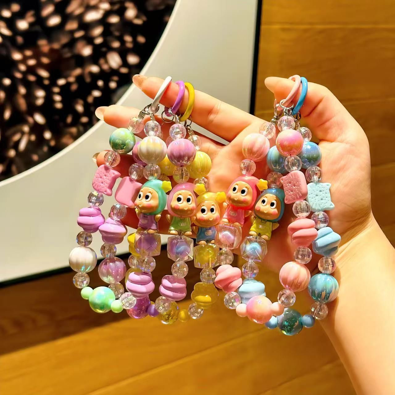 A4 cartoon star person mobile phone chain/bag pendant