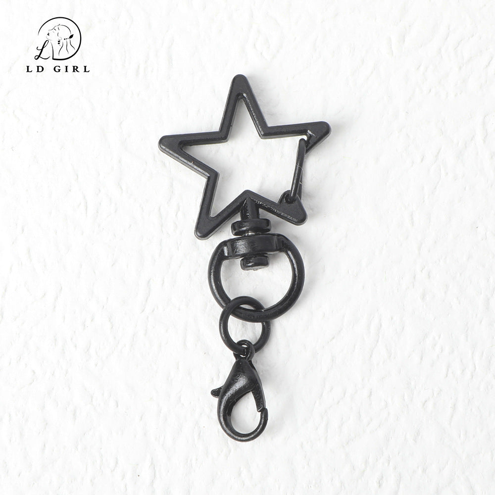 A Color Rotary Buckle, Alloy Accessories, Pentagram Buckle