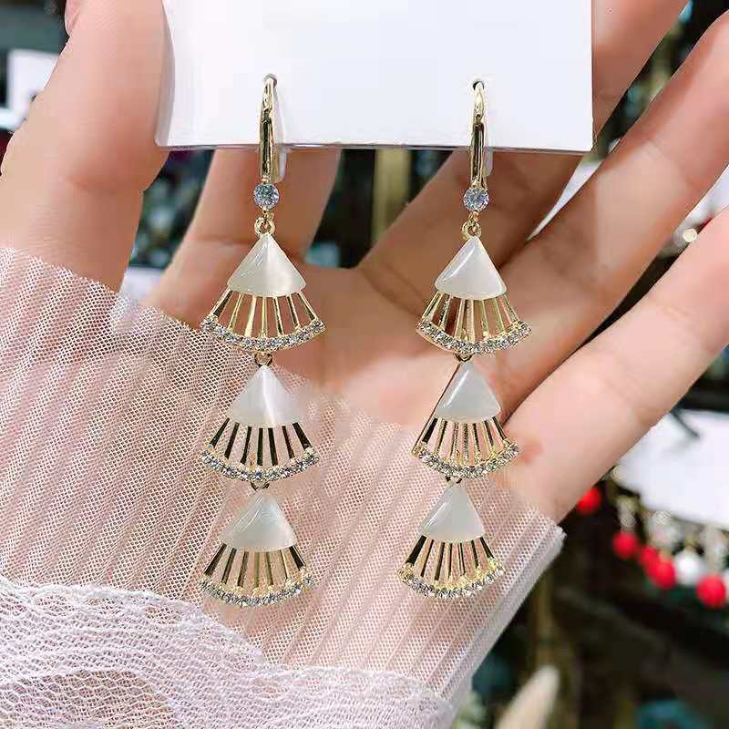 E14,S925 Silver Needle Earrings C