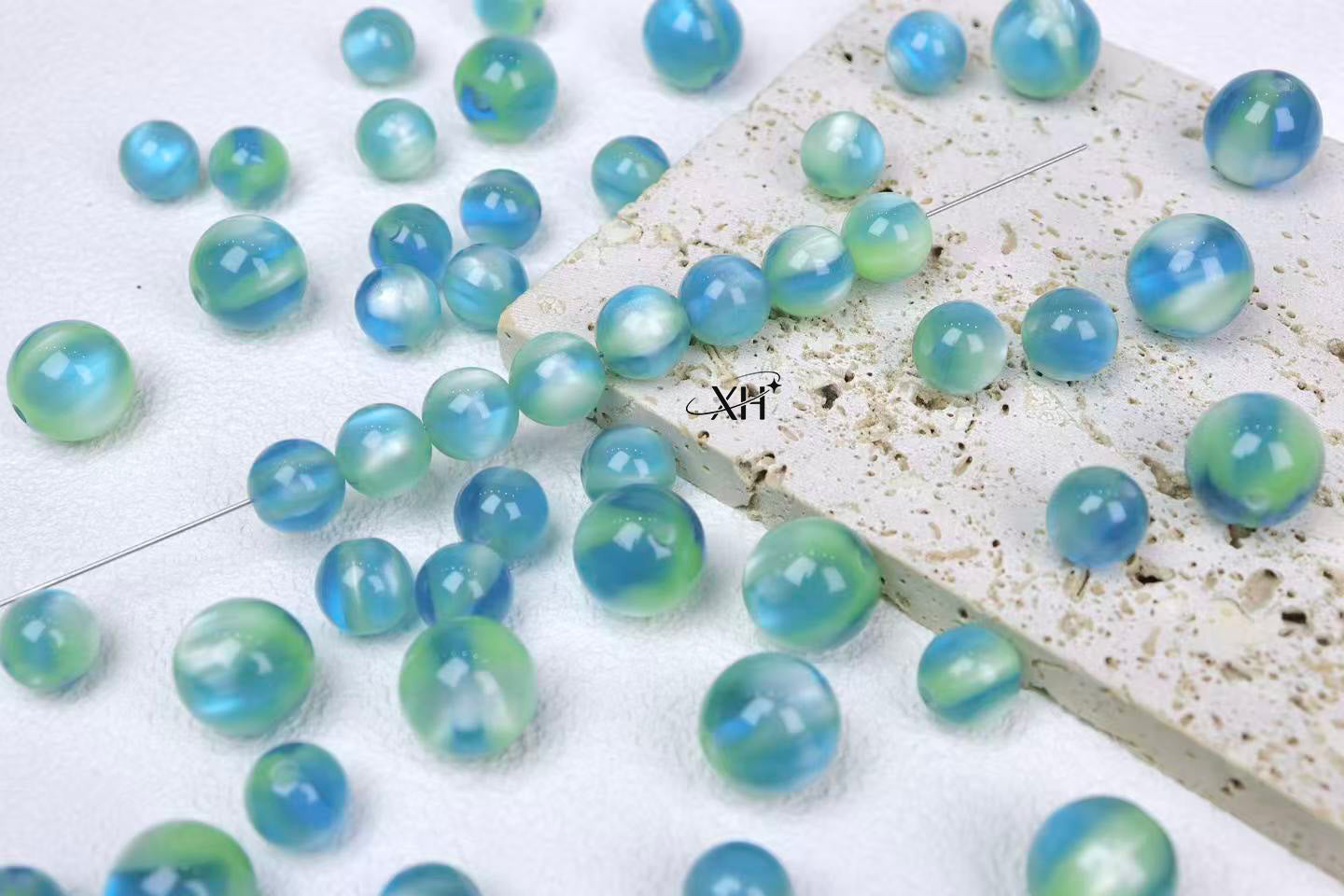 NO.15 Shimmering Color Flow Resin Beads 流光溢彩