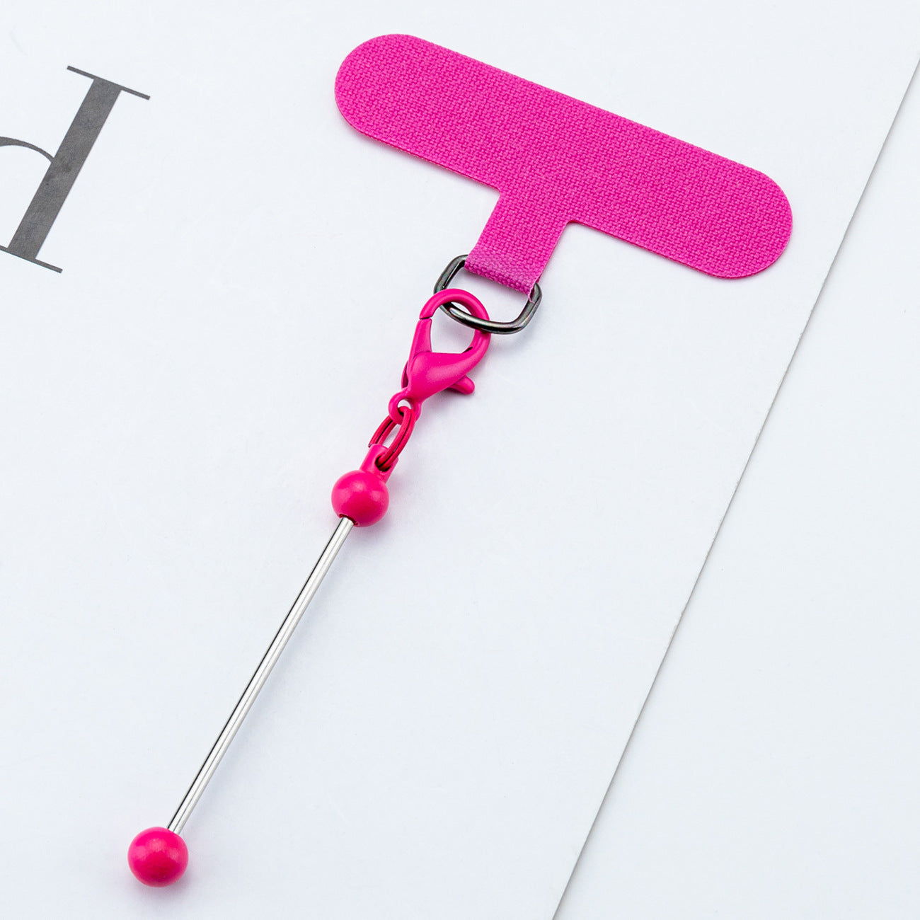 15-Color DIY beaded mobile phone clip, universal mobile phone case clip, transparent color fixing patch, anti-loss strong gasket