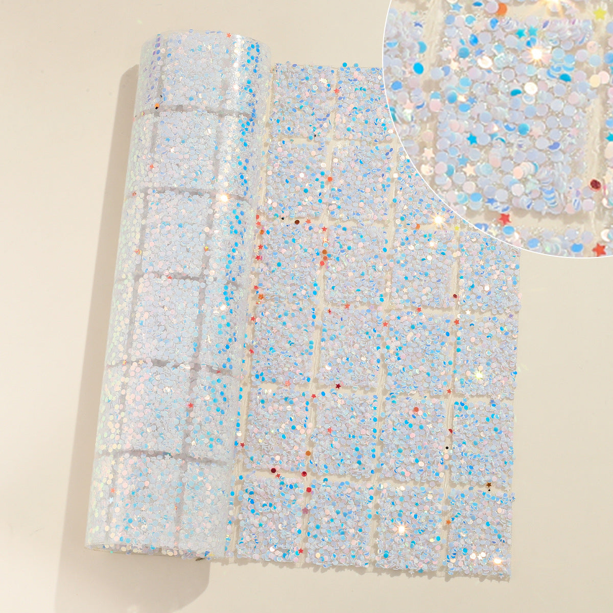 29-Type geometric special-shaped resin double-sided tape diamond sheet [1whole piece 24 * 40cm, small square 3 * 4cm]