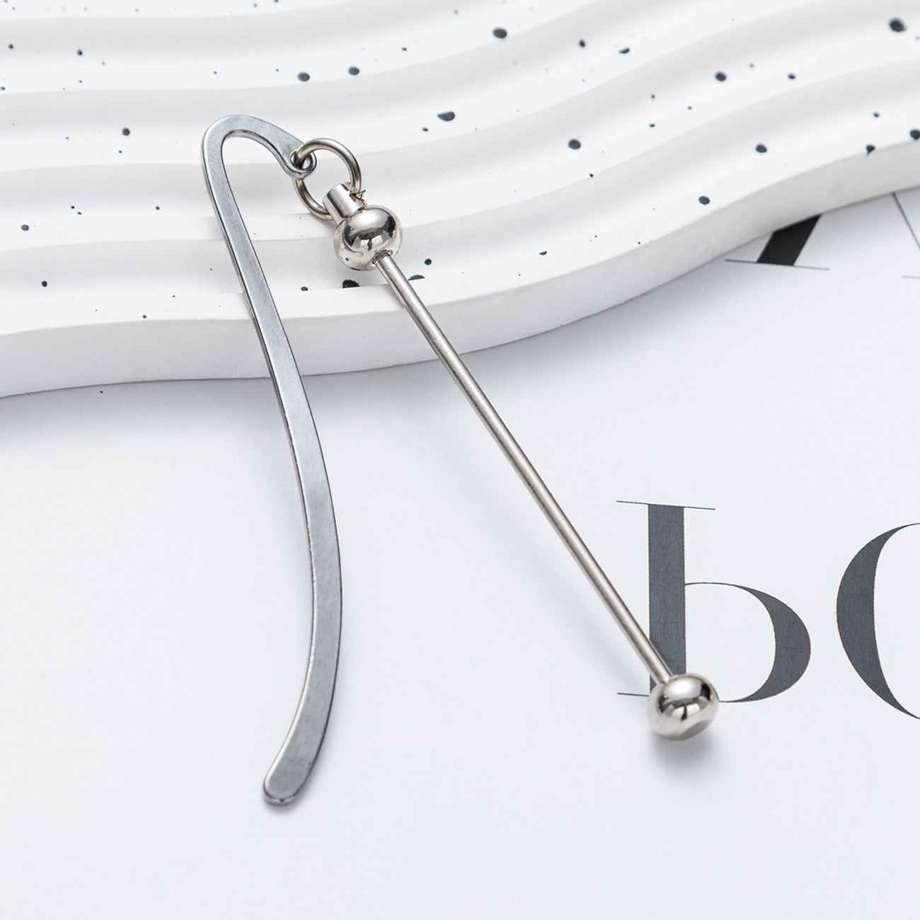 19-color Metal bookmarks, DIY beaded bookmarks, children's gifts, prizes, marker page folders