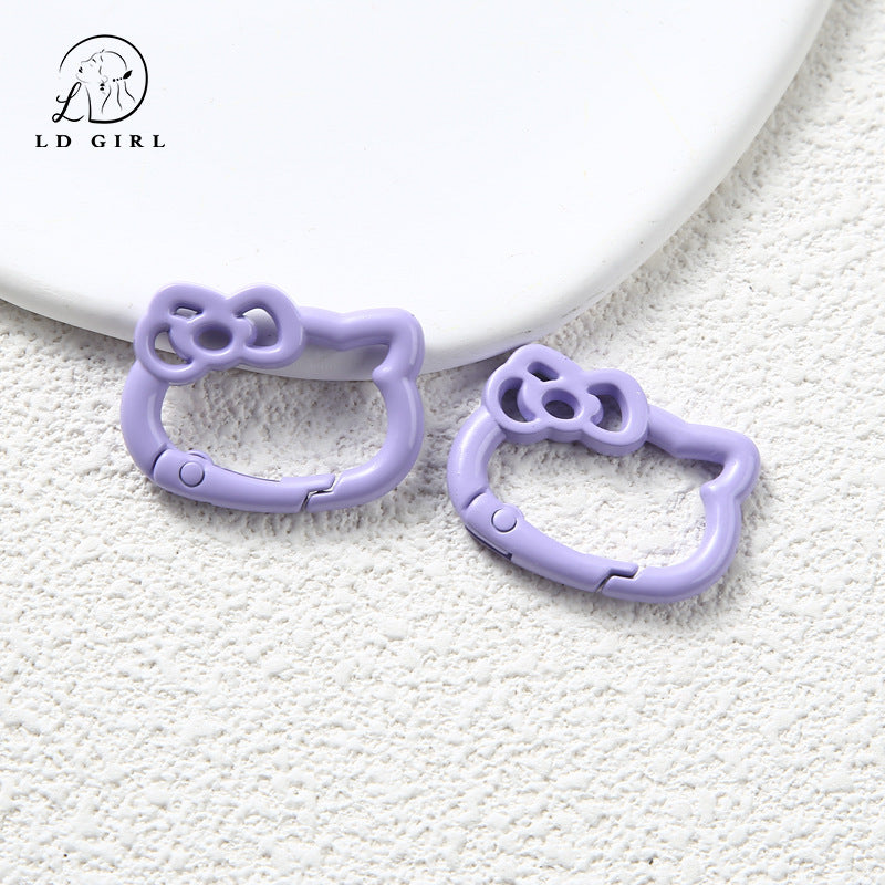 AKT spring ring, colored opening, spring buckle