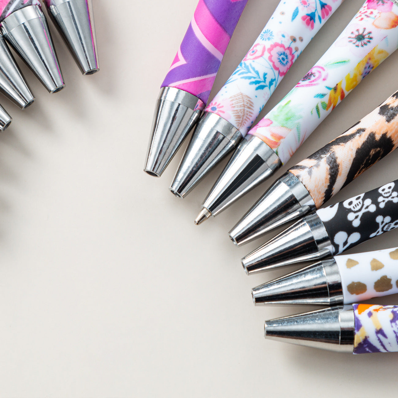 139-Color!! Printed , new bead pen, handmade DIY pen