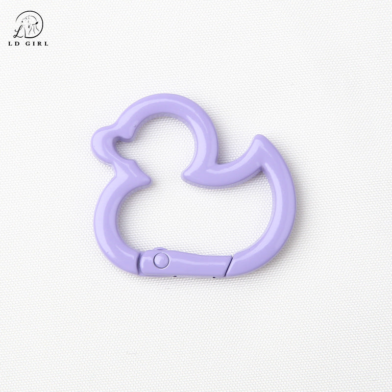 A duckling key ring DIY keychain accessories