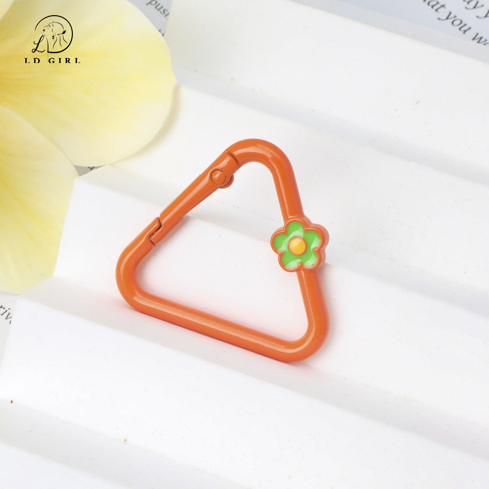 A Triangle Flower Portable Keychain, Accessories