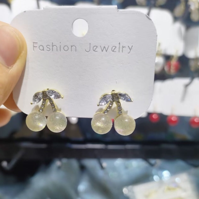 E14,S925 Silver Needle Earrings C