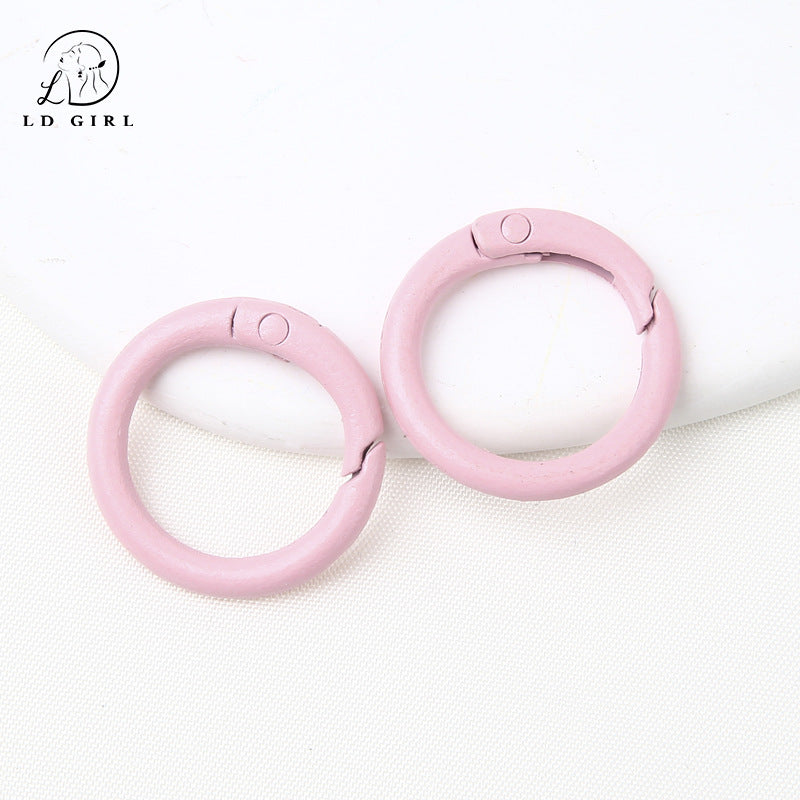 A25mm Color Painted Round Spring Buckle