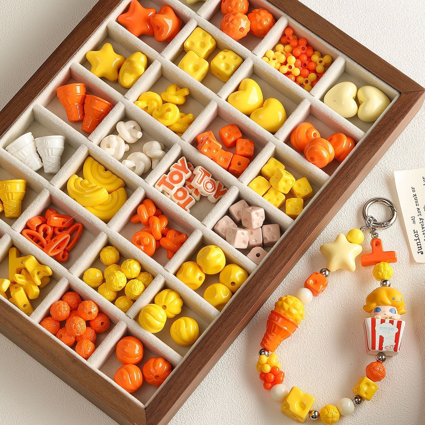 paint/orange/cone/cheese/love/stars/DIY accessories【活力橙】