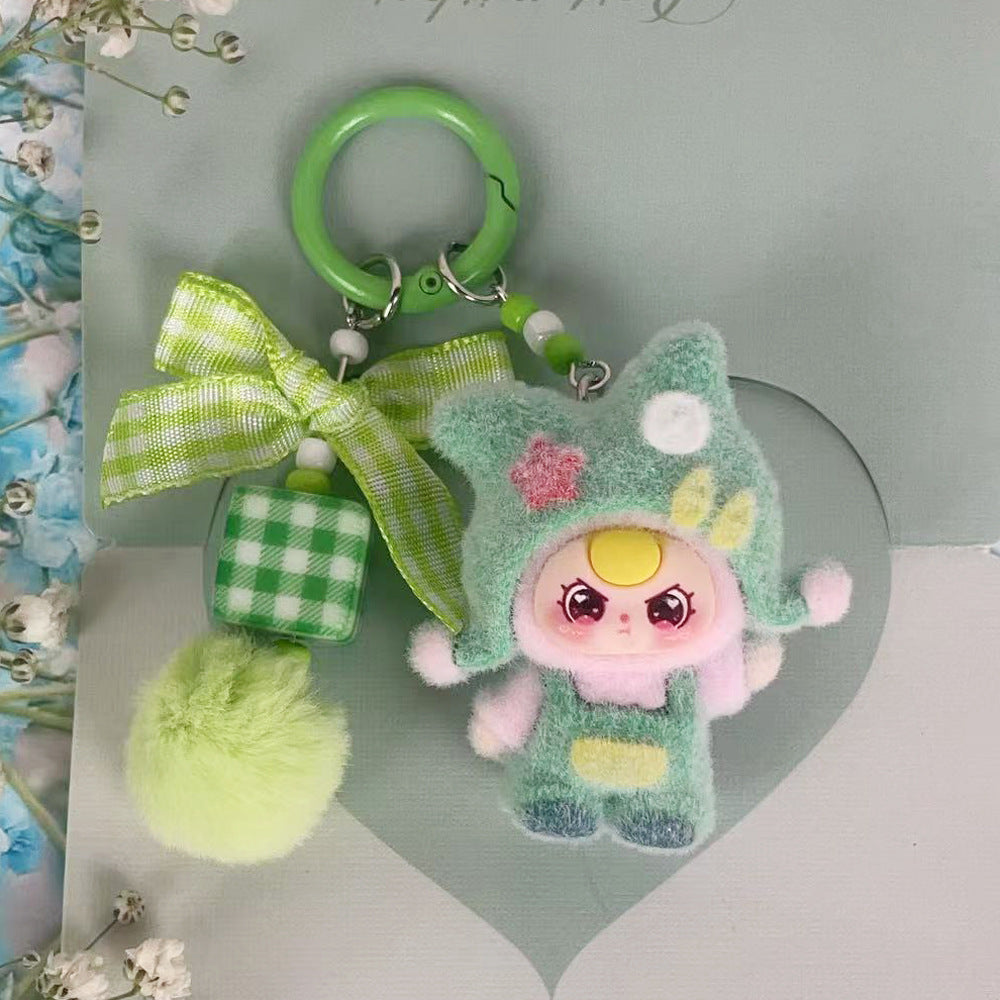 Dopamine cold hat baby three years old, jewelry accessories, cartoon key chain, bag pendant