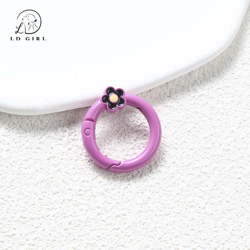 A small flower spring buckle, DIY jewelry accessories