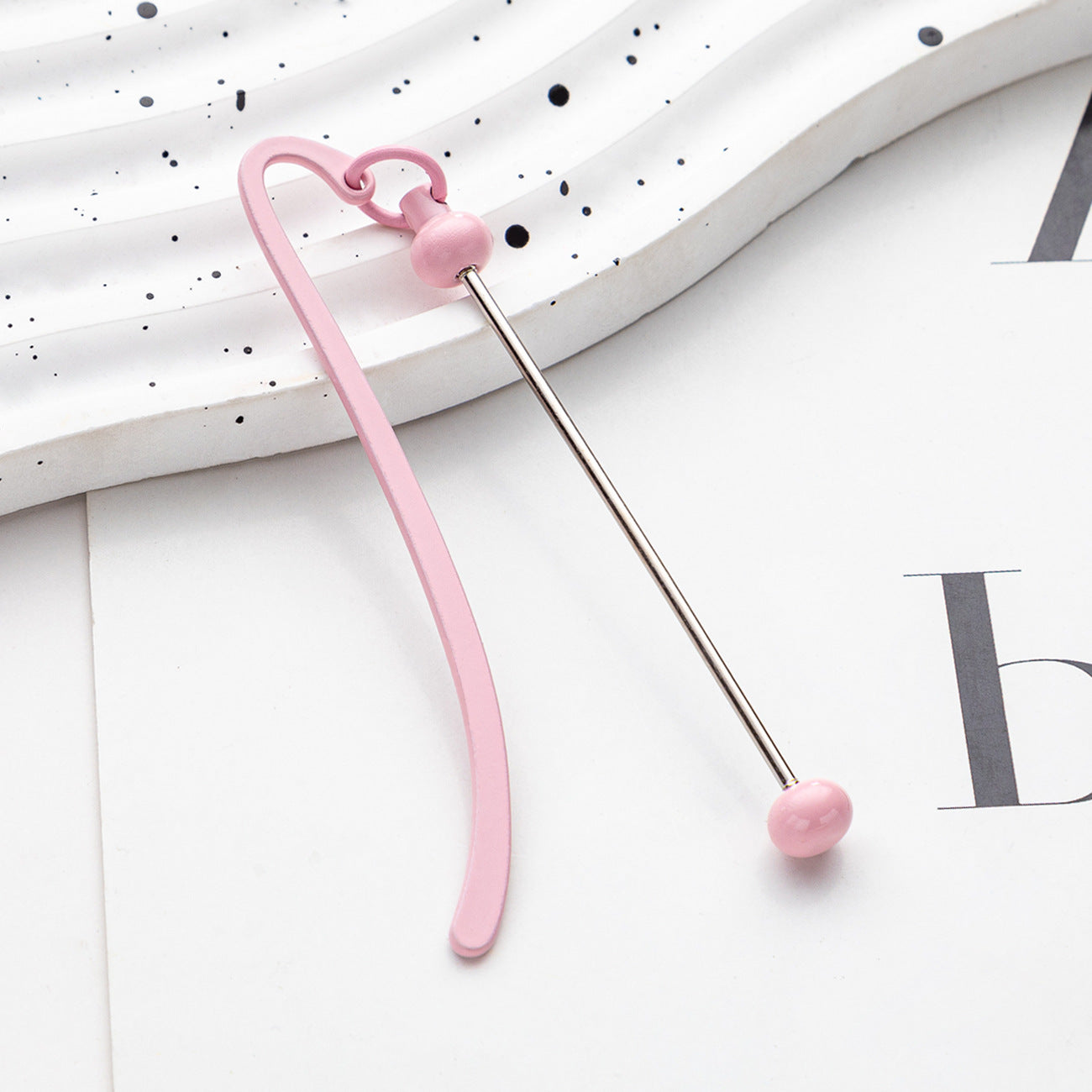 19-color Metal bookmarks, DIY beaded bookmarks, children's gifts, prizes, marker page folders