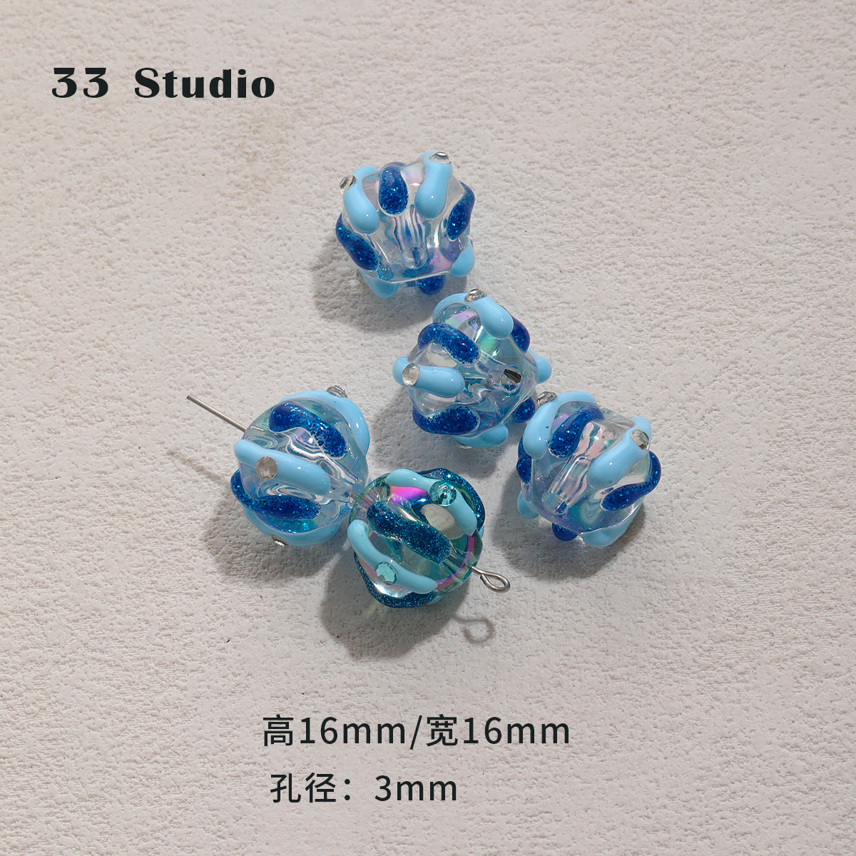 Heavy industry hand-painted beads/glazed beads/partition beads/DIY accessories