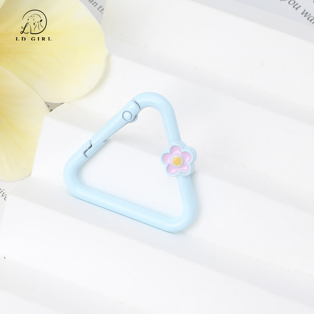 A Triangle Flower Portable Keychain, Accessories