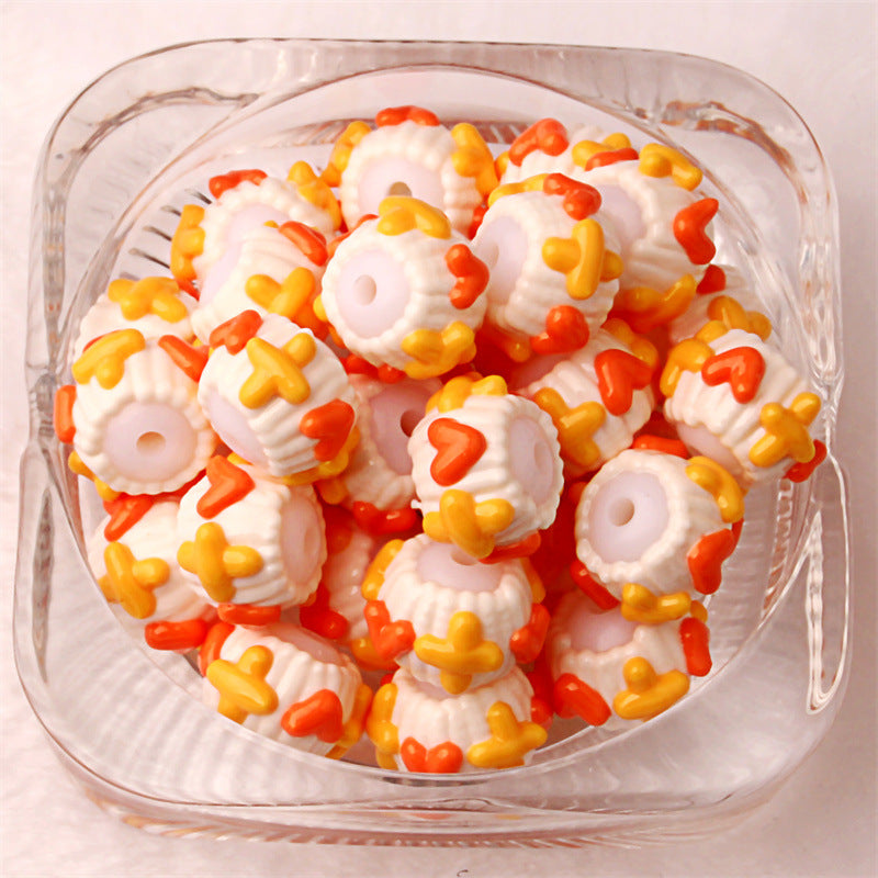 No.2 Hand-painted beads/bead pens/DIY mobile phone chain/car hanging/bag hanging/