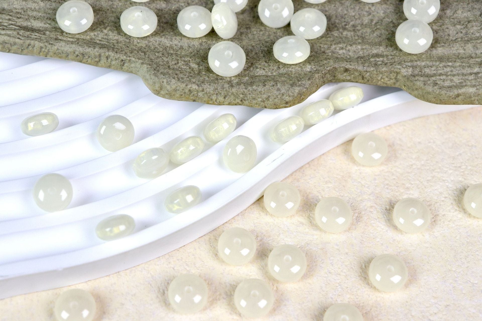 NO.2 Glow-in-the-dark Resin Beads C 鎏金彩虹算盘珠