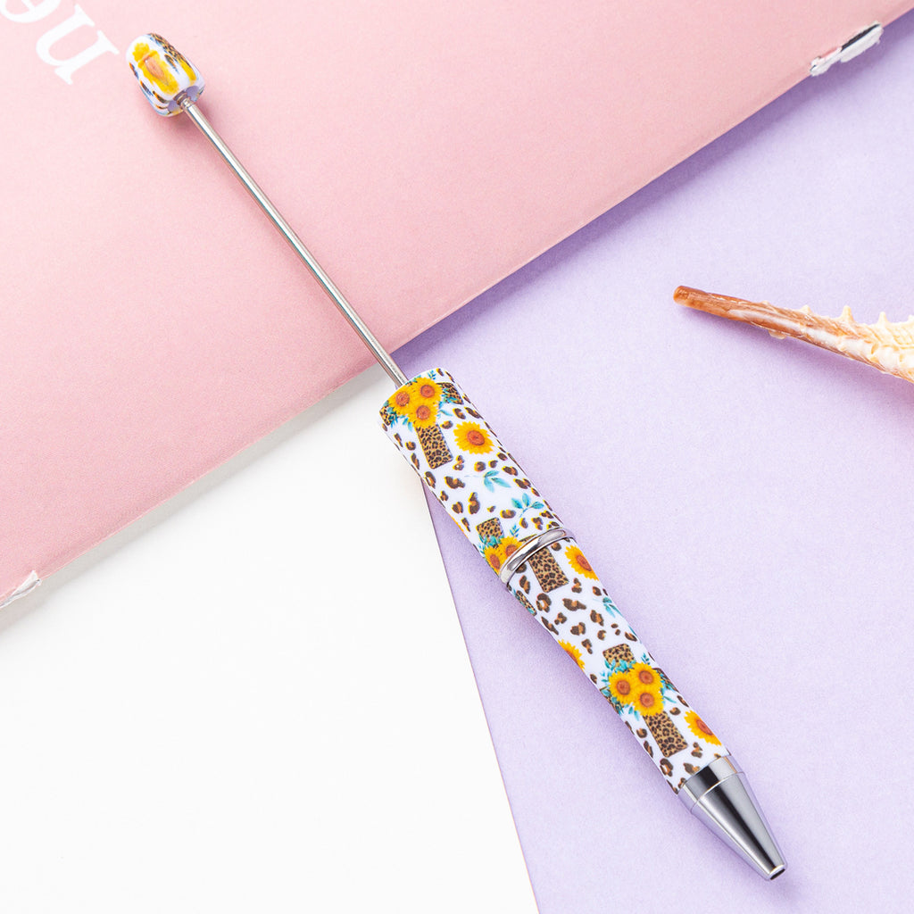 139-Color!! Printed , new bead pen, handmade DIY pen