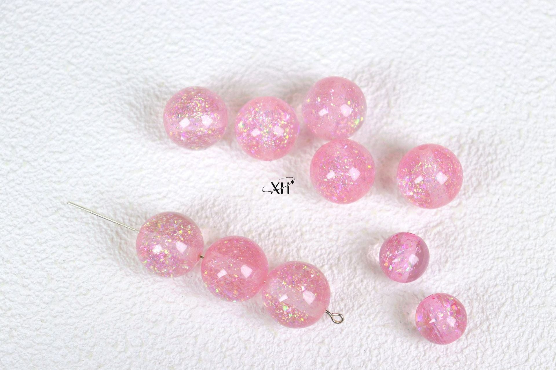 NO.10 Honey-core Opal Resin Beads 欧泊溏心
